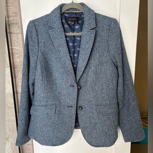 NWOT Talbots wool herringbone blazer 6